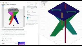 Showing how to model a plywood stool - a Reddit 