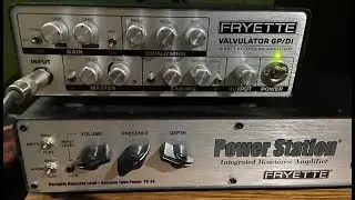 tele,eae ox fuzz,gme llama,fryette gp/di and power station set for that vaguely hiwatt-ish thing.