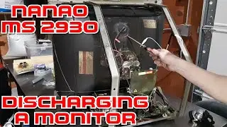 Nanao Monitor Repair: Discharging a Monitor, and Removing a Chassis