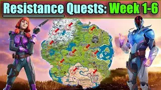 How To Complete All RESISTANCE QUESTS (Weeks 1-6) // Fortnite Season 2 Chapter 3