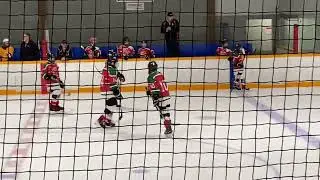 Game 2 goal, 22/23 NBMHA Challenge Cup Tournament, Almaguin Ice Devils U13 Team 1vs No Frills
