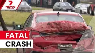 Deadly chain reaction crash on Sydney Road | 7NEWS