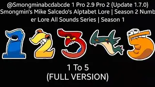 Smongmin's Mike Salcedo's Alptabet Lore | Season 2 Number Lore All Sounds Series | Season 1