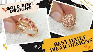 Daily Wear Gold Finger Ring Design 2021 - Indian Fashion Trends