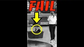 Basketball Trick Shot Fail! 🏀🤦🏼&zwj;♂️ #shorts