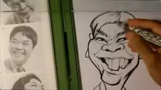 How to Draw a Caricature - Caricature Demonstration