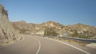 Spain: A-1102 to Sorbas (Andalusia)