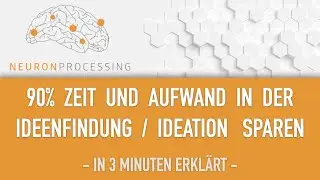 NEURONprocessing in 3 Minuten: 90% Zeit und Aufwand bei Ideation & Ideenentwicklung sparen