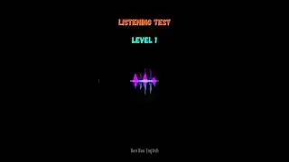 English Listening Test 20 | 3 Levels: Easy to Hard | Can You Understand All?