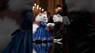 When Two Cats Get Married 😻💍 | Cute Love Story#MarriedCats#CatWedding#CatCouple#HusbandWifeCats