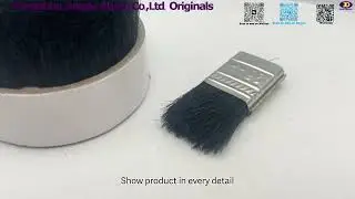 Natural Black Bristle  For Polish Brush