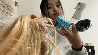 Asmr casero antip&aacute;tica te hace un tratamiento en tu cabello💇🏻&zwj;♀️ 