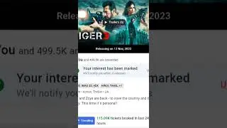 tiger 3 24 hour 115.78k tickets book my show