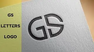 Adobe Illustrator Tutorial | GS Letters Logo Design