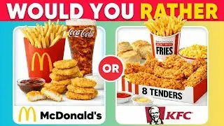 Would You Rather...? Junk Food Edition 🍨🍟 | 2026 Food Favourites