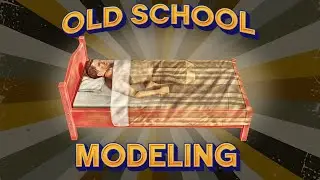 Retro Red Bed: Speed Model & Texture in Blender (No AI)
