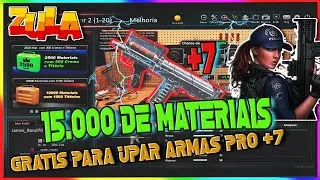 15.000 DE MATERIAIS GRATIS NO ZULA PARA UPAR SUAS ARMAS PRO +7 - DICAS PARA INICIANTE - GAROU TV