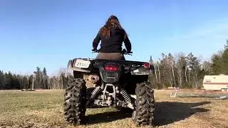 2022 Honda rubicon 520 foot shift short ride and review