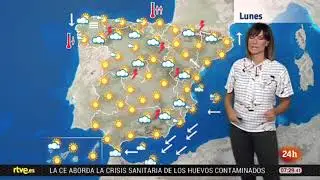 El Tiempo TVE Lunes, 14 de Agosto de 2017