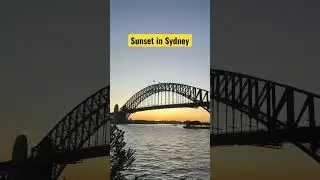Sunset in Sydney #shorts #sydney #sunset #cityview