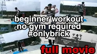 Home QuarantineWorkout without🏋️professionalequipment#brick 💪no dumbells required dumbell nhi chaiye