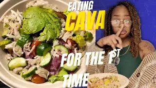 CAVA FIRST TIME! IS IT WORTH THE HYPE?! (Mediterranean Food Review) 🥙🤯