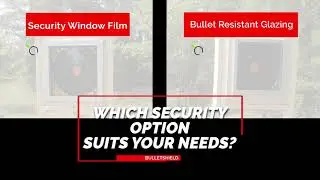 Bullet Resistant Glazing | UL 752 Ballistic | Security Window Film | Glass Protection