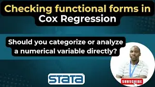 Checking functional form of covariates in cox regression