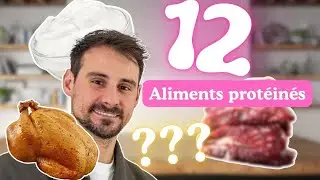 Les MEILLEURS Aliments RICHES en PROTEINES pour prendre du muscle (12 aliments)