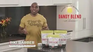 Тики Барбер начинает свой день с Dandy Blend вместо кофе.