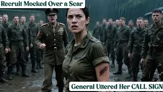 Recruit Awarded Over a Scar &mdash; Then the General Uttered Her CALL SIGN, Freezing Everyone.