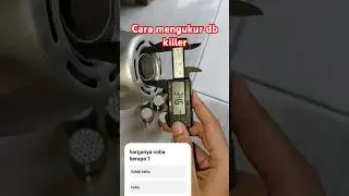 cara mengukur ukuran db killer #dbkiller #peredamknalpot #knalpot #youtubeshorts