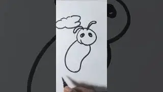 Cute honey bee drawing