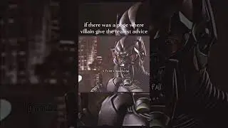Villain Origin Advice from one of the greatest villain of spiderman universe