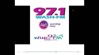 air1  WAIW  old WINC FM Winchester, VA TOTH ID 92.5 and in 97.1 hd 2 in dc jen. 14 2021