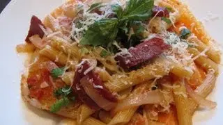 Easy Italian Recipes - Salami Pasta