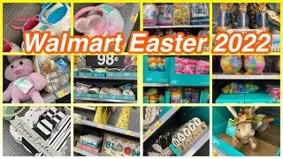 Walmart Easter 2022 shop with me | Easter Candy and decor