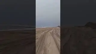 Driving on Hatteras Beach #hatterasisland #obx #beachdriving