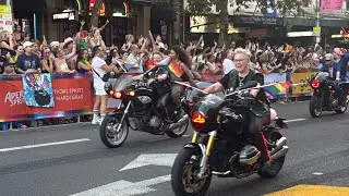 Dykes on Bikes at Sydney Gay and Lesbian Mardi Gras 2025
