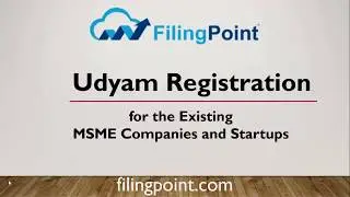 Udyam Registration Online for Startup and MSME Companies - FilingPoint