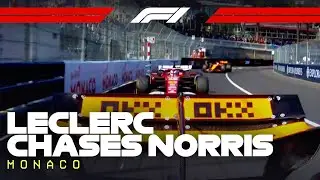 Charles Leclerc Chases Lando Norris In The Final Three Laps! | 2025 Monaco Grand Prix