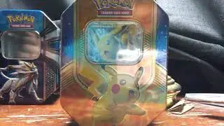 Pokemon pikachu ex tin