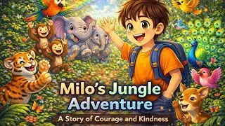 🌈✨Milo&rsquo;s Magical Jungle Adventure  🐯🦜🌿