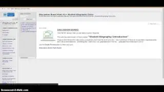 How to create a thread in a discussion board forum post Bb