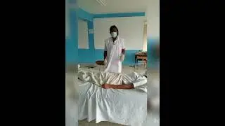 NCTVET demonstration on bed ridden diabetic patient