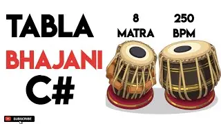 Bhajani Theeka Tabla Loop C# Scale 250 Bpm | #muzzico