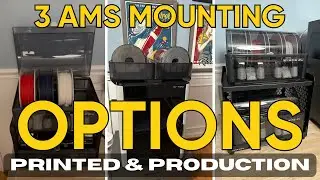 3 AMS Mounting Options (Printed & Production)