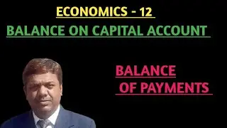 BALANCE ON CAPITAL ACCOUNT #BALANCE OF PAYMENTS #ECONOMICS-CLASS-12#DAY - 07