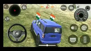 dollar song shidu moose wala ||   blue Scorpio  indian car simulator3d   indian flag off roading