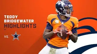 Teddy Bridgewater Highlights from Week 9 | Denver Broncos